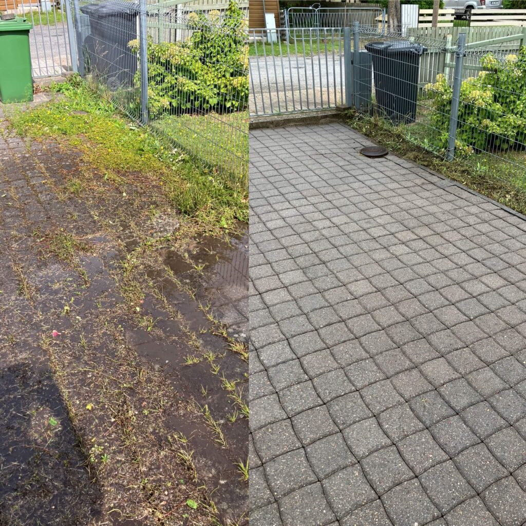 Tänavakivide puhastus, sambliku puhastus Eestis