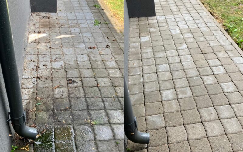 Tänavakivide vahede puhastus