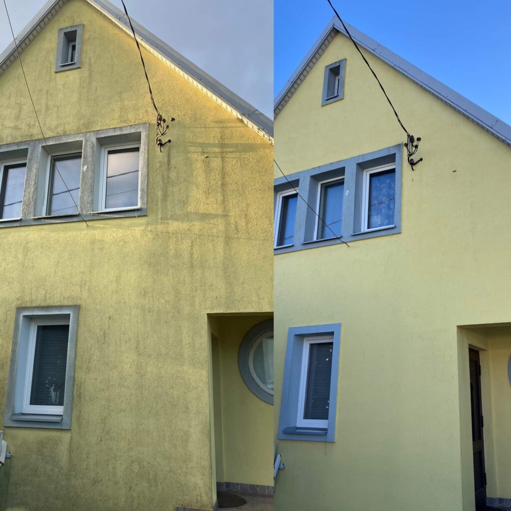 Fassaadi puhastus, fassaadi survepesu Haapsalu, Saaremaa, Kuressaare