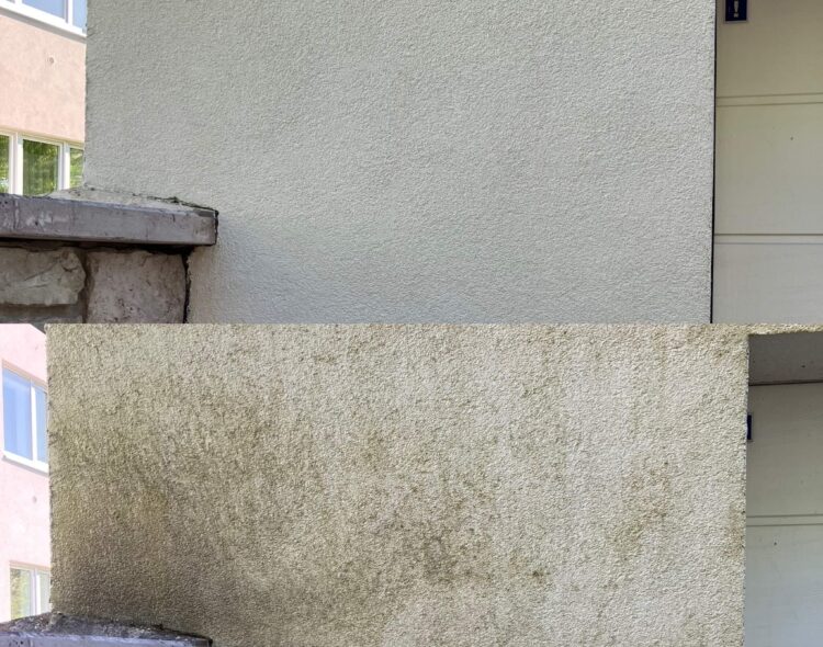 Carousel with Captions Puhas fassaad survepesu ja hooldus